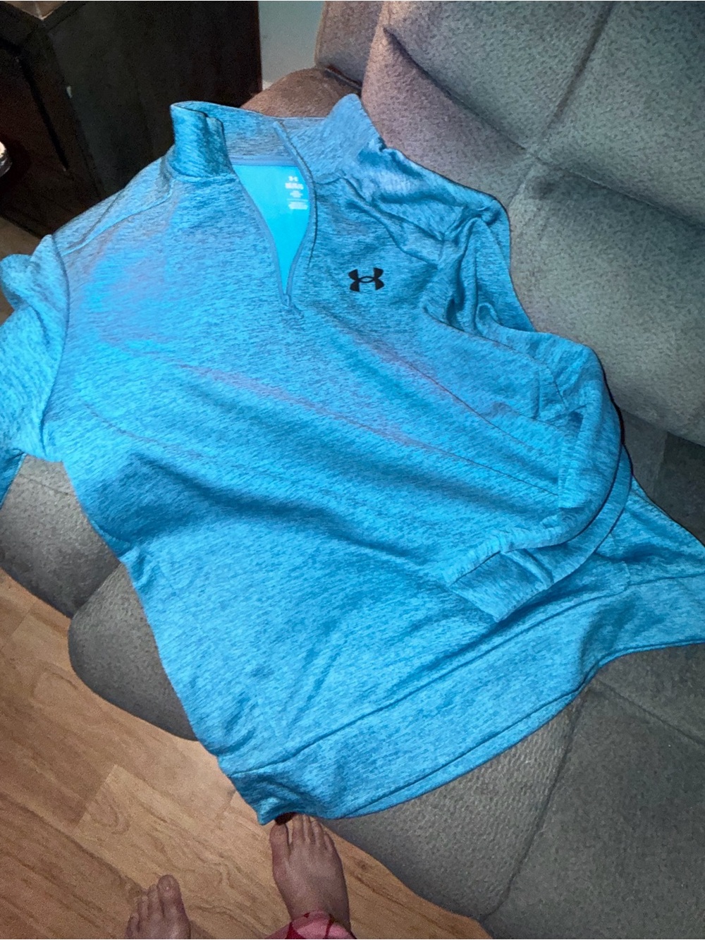 Under Armour Men’s Blue Quarter-Zip Pullover